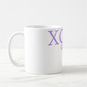 Tillägg av pastellminima för lila av namn från Xox Kaffemugg