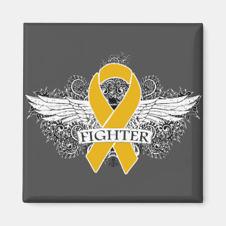 Tillägg Cancer Fighter Vingar Magnet