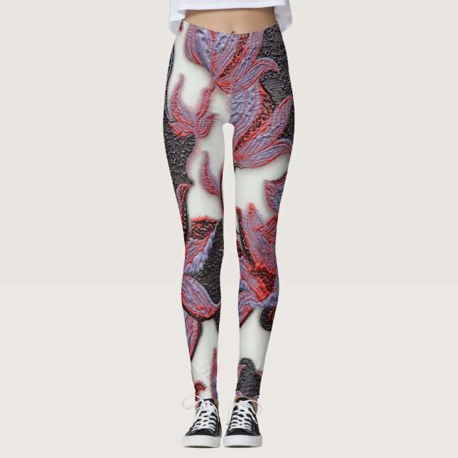 Tillägg en konstnärlig touch legging (Framsida)