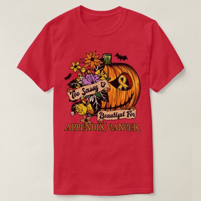 Tillägg Medvetenhetssiffrorna halloween skrämmande T Shirt (Design framsida)