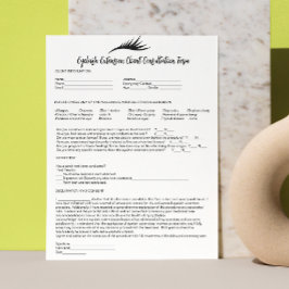 Tilläggsavtal för Allergy Patch Test Eyelash Exten Brevhuvud