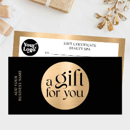 Tilläggscertifikat för Business jul Black Guld