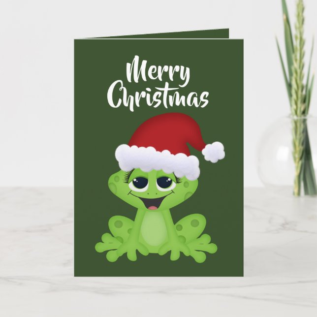 Tilläggskort för julgroda, Helgdag Kort (Framsida)
