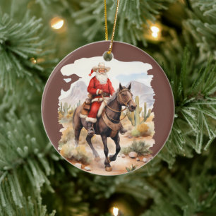 Tilläggsmeddelande om jultomten i coola julgransprydnad keramik