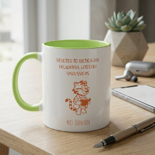 Tillägnad Ordförande Glädjande Litterära Diskussio Mugg
