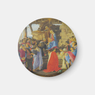 Tillägnelse av Magi av Sandro Botticelli 1475 Magnet