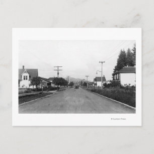 Tillamook, Oregon Residential Street Scene Vykort