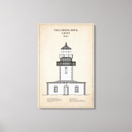 Tillamook Rock Lighthouse - Oregon - SBD Canvastryck
