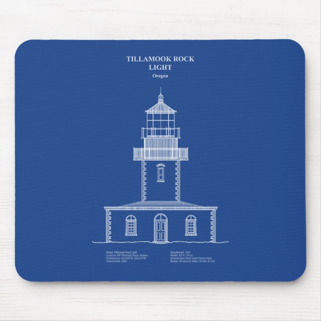 Tillamook Sten fyr - Oregon - AD Musmatta (Framsidan)