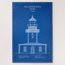 Tillamook Sten fyr - Oregon - AD