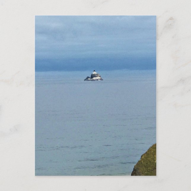 Tillamook Sten Light, Oregon Kusten Vykort (Framsida)