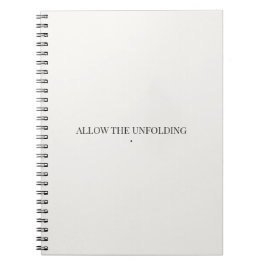 Tillåt den utfaldande anteckningsboken – Mjuk mini Anteckningsbok