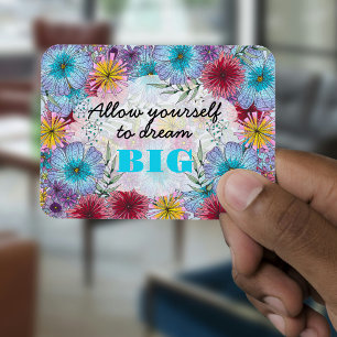 Tillåt dig själv att drömma stora Dreamscape Garde Magnet
