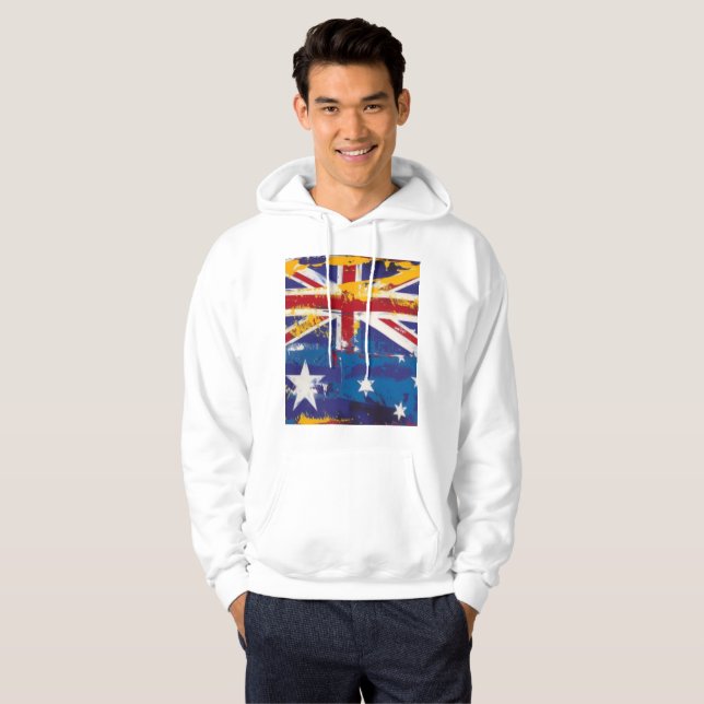 Tillåta Australien Hoodie (Hel framsida)