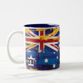 Tillåta Australien Två-Tonad Mugg