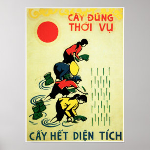 Tillåter att Vietnam fortsätter att odla jordbru Poster
