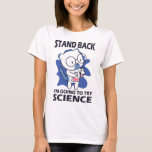Tillbaka - Admatande kattvetenskapliga experiment T Shirt<br><div class="desc">Få redo för en dos vetenskaplig skicklighet med den här leksaken! Denna utformning är en perfekt för vetenskapsentusiaster,  nyfikna hjärnor och alla som kärlek blandar roligt med experiment. Underbar för kreativitet och för att fira ett kärlek för prospektering och upptäckt.</div>