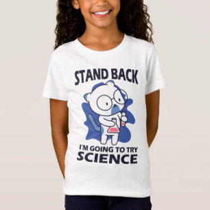 Tillbaka - Admatande kattvetenskapliga experiment T Shirt