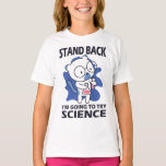 Tillbaka - Admatande kattvetenskapliga experiment T Shirt<br><div class="desc">Få redo för en dos vetenskaplig skicklighet med den här leksaken! Denna utformning är en perfekt för vetenskapsentusiaster,  nyfikna hjärnor och alla som kärlek blandar roligt med experiment. Underbar för kreativitet och för att fira ett kärlek för prospektering och upptäckt.</div>