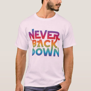 Tillbaka aldrig t shirt