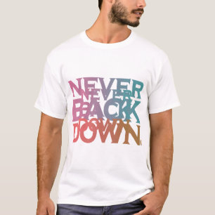 Tillbaka aldrig t shirt