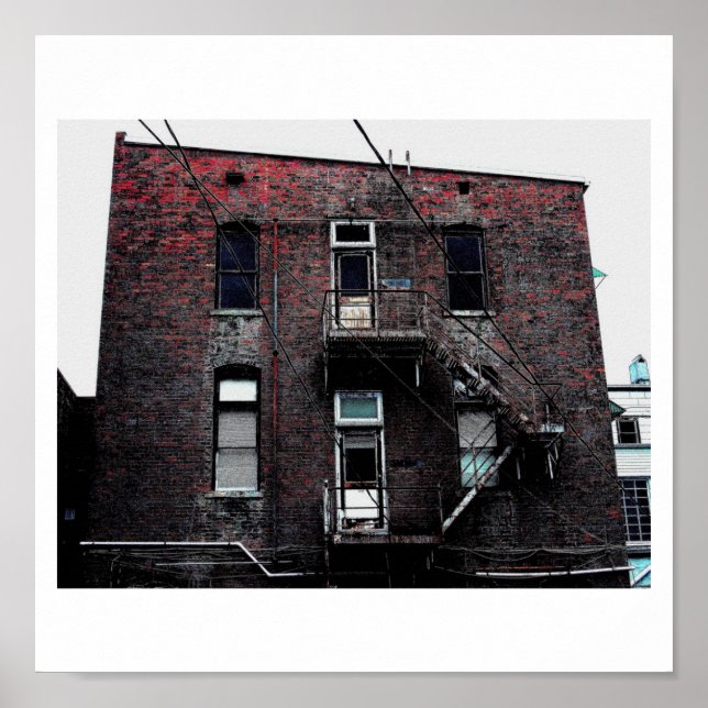 Tillbaka Alley Grime Poster (Framsidan)