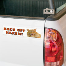 Tillbaka av Karen Cat Meme Bumper Sticker