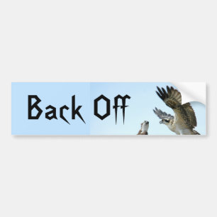 Tillbaka av Osprey Hawk Bumper Sticker Bildekal