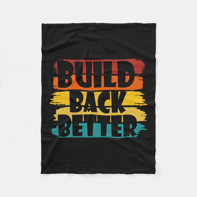 Tillbaka Bättre Amerika Vår Land - Bidden Harris 2 Fleecefilt (Framsidan)