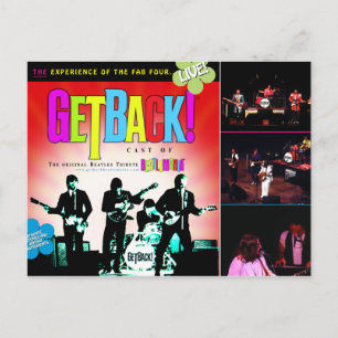 Tillbaka! Beatlemania Postcard Vykort
