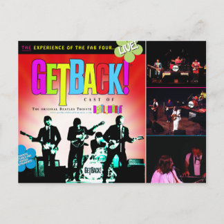 Tillbaka! Beatlemania Postcard Vykort
