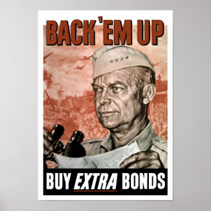 Tillbaka `-Em upp -- General Eisenhower Poster