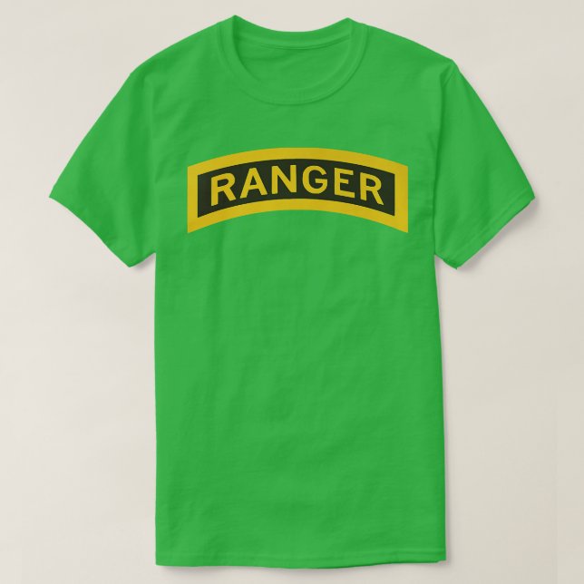 Tillbaka endast till amerikanska arméns Skogsvakta T Shirt (Design framsida)