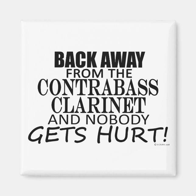 Tillbaka från Contrabass Clarinet Magnet (Framsidan)
