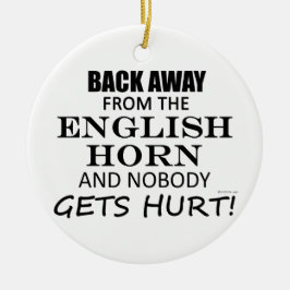 Tillbaka från Engelska hornet Julgransprydnad Keramik
