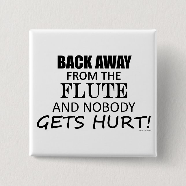Tillbaka från Flute Knapp (Framsida)