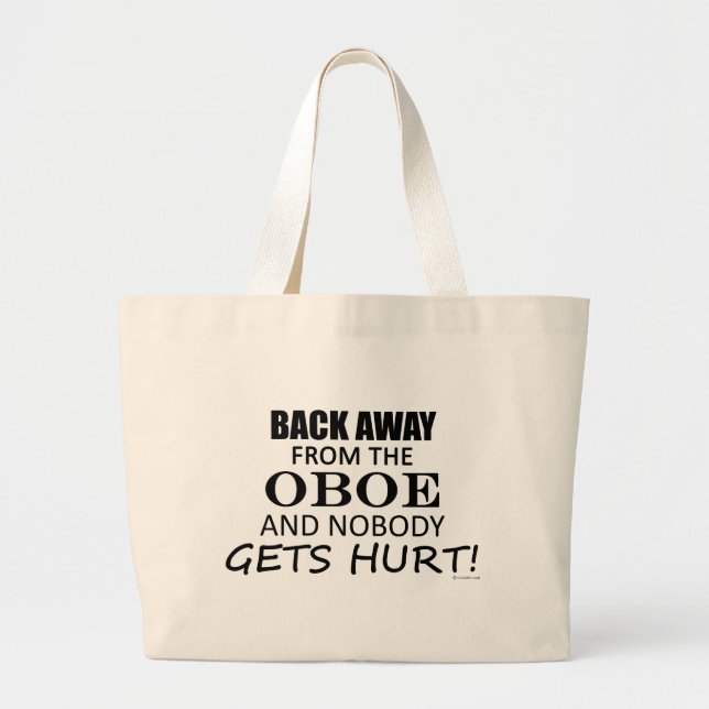 Tillbaka från Oboe Jumbo Tygkasse (Framsidan)