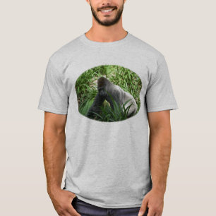 Tillbaka gorilla för rakkniv tee shirt