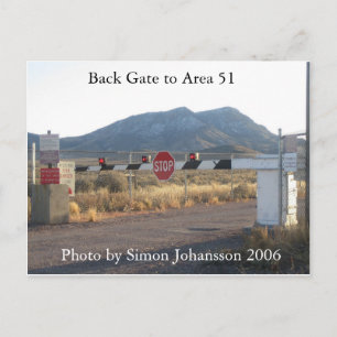 Tillbaka Grind till Area 51 Photo Postcard Vykort