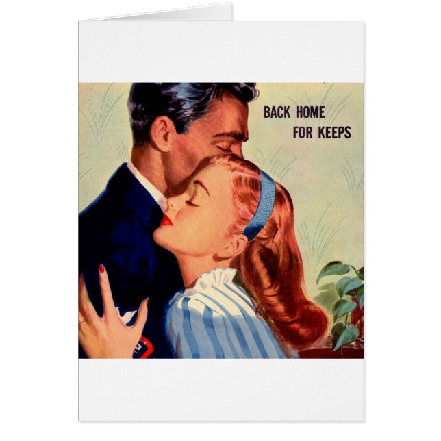 Tillbaka hem för Behållor Hälsningskort (Framsidan)