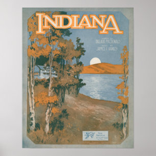 Tillbaka hem igen i Indiana Poster