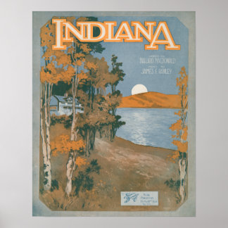 Tillbaka hem igen i Indiana Poster