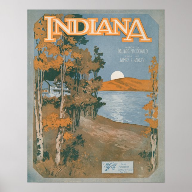 Tillbaka hem igen i Indiana Poster (Framsidan)