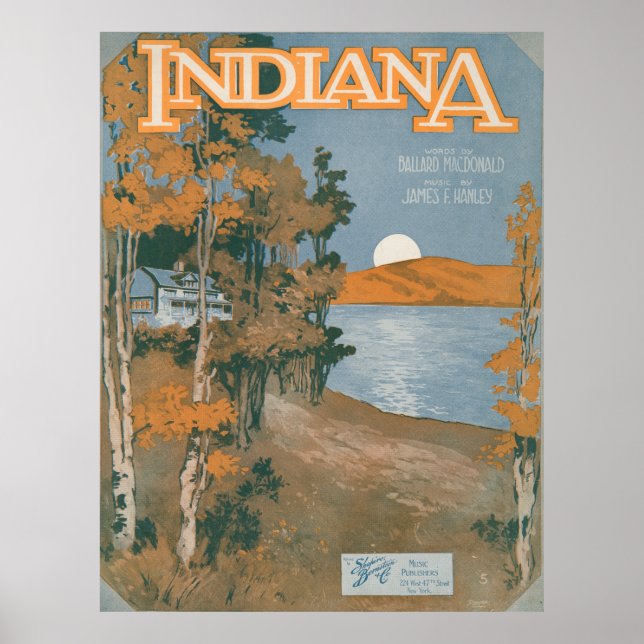 Tillbaka hem igen i Indiana Poster (Framsidan)