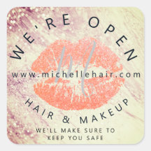 tillbaka i affärshår och makeup glitter