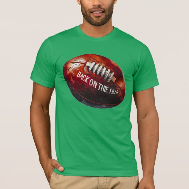 Tillbaka i Fält Rustic Farming Land Life T- T Shirt (Framsida)