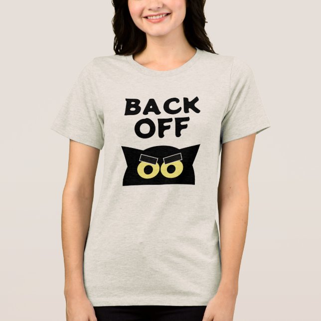 Tillbaka, ilsken katt, t-shirt för kvinnor (Framsida)