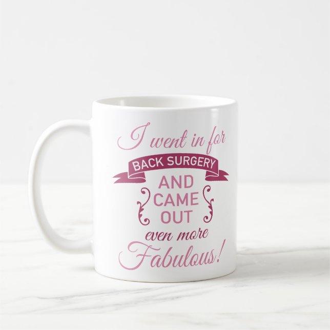 Tillbaka-kirurgi fortfarande Fabulous Kaffemugg (Vänster)