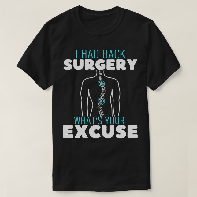 Tillbaka-kirurgi T Shirt (Design framsida)
