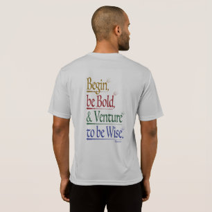 Tillbaka - Magic Horace Quote SportTek Tee